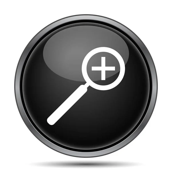 Zoom Icon Internet Button White Background — Stock Photo, Image