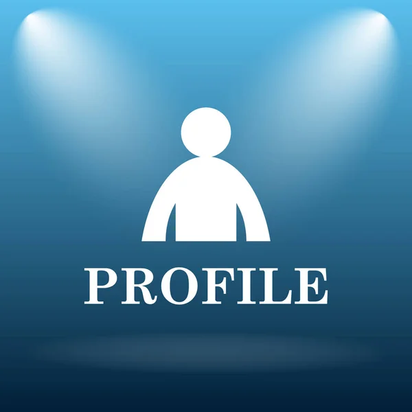 Ikona profil — Zdjęcie stockowe