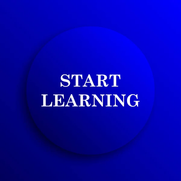 Start learn icon — Stock Photo, Image