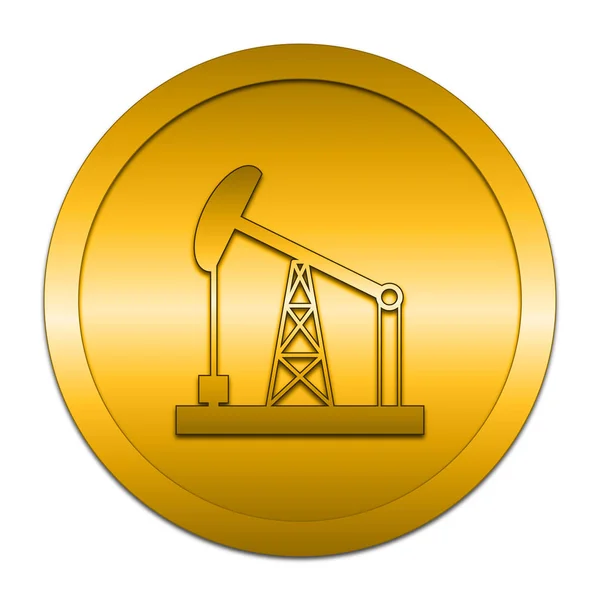 Oil pump icon — Stock Photo, Image