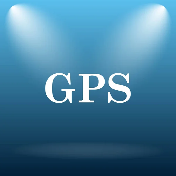 GPS значок — стокове фото