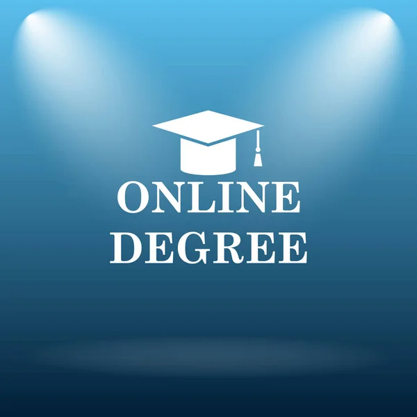 Online degree icon — Stock Photo, Image