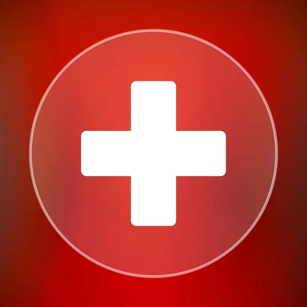 Medical cross icon — Stock Photo, Image