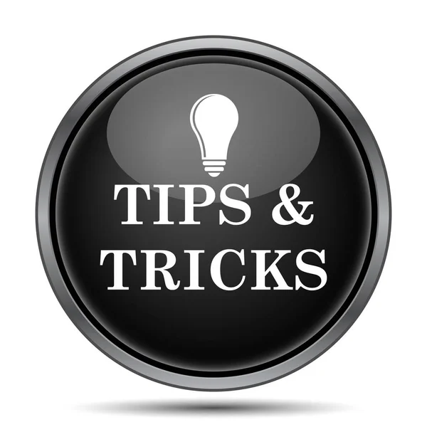 Tips Tricks Icon Internet Button White Background — Stock Photo, Image