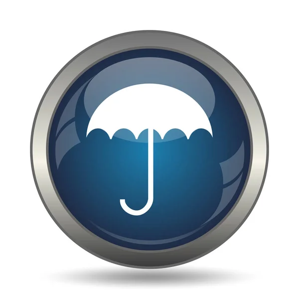 Umbrella Icon Internet Button White Background — Stock Photo, Image