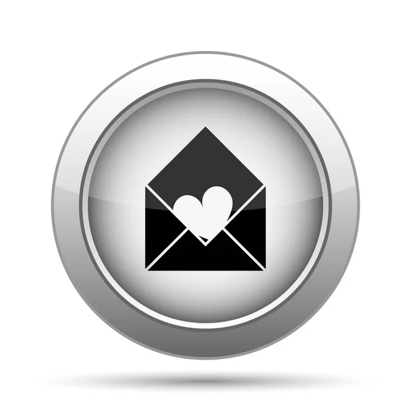 Stuur liefde pictogram — Stockfoto
