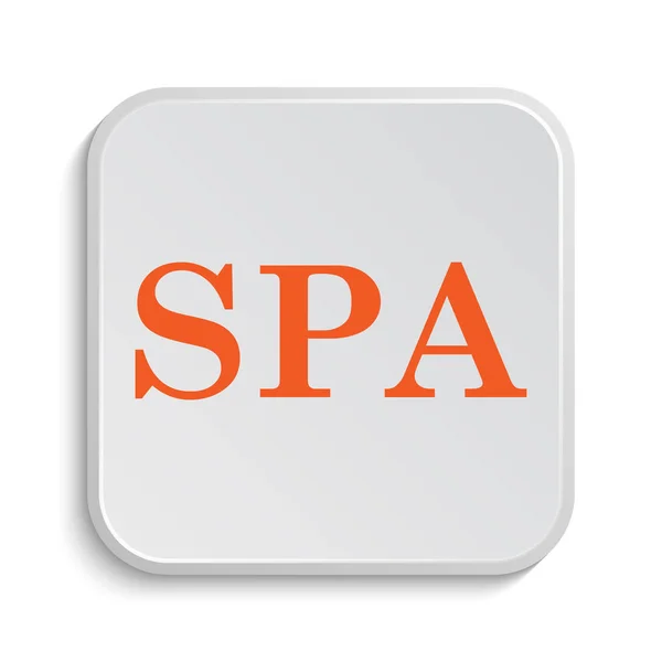 Spa Icon Internet Button White Background — Stock Photo, Image