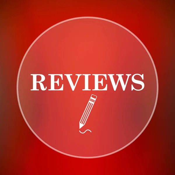 Reviews icon — Stock Photo, Image