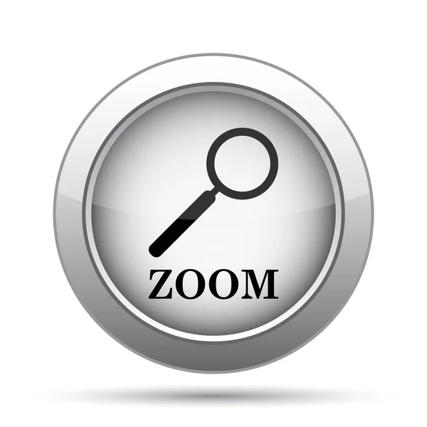 Zoom con icona loupe — Foto Stock