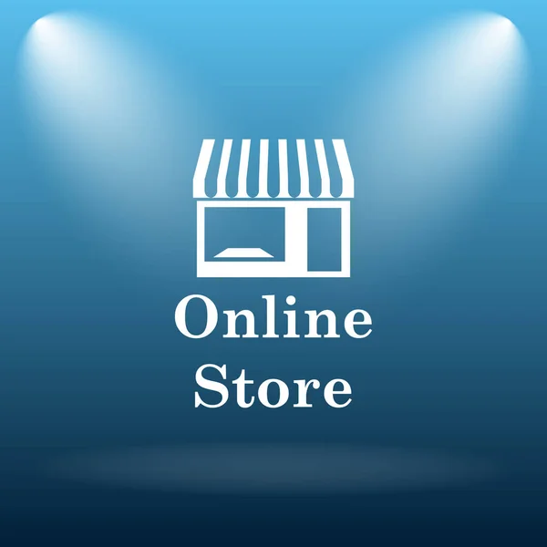 Icono de tienda online — Foto de Stock