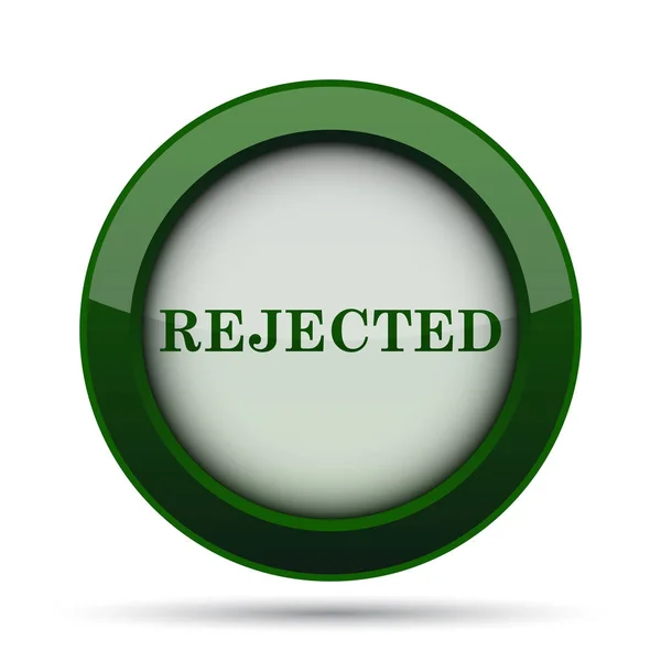 Rejected Icon Internet Button White Background — Stock Photo, Image