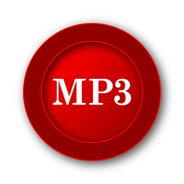Mp3 Icon Internet Button White Background — Stock Photo, Image