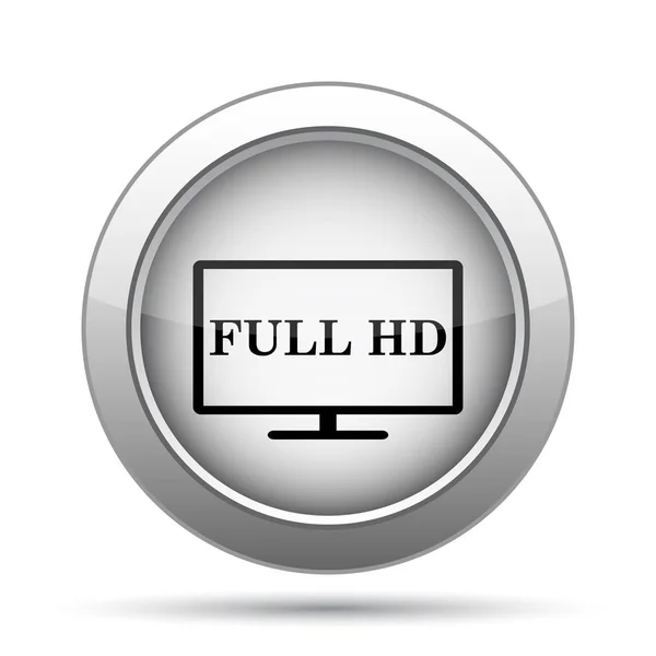 Full HD icon. Internet button on white background