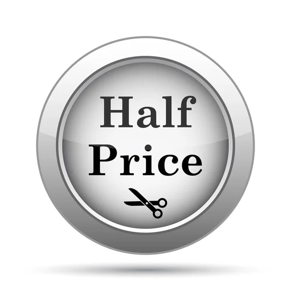 Half price icon — Stock Photo, Image