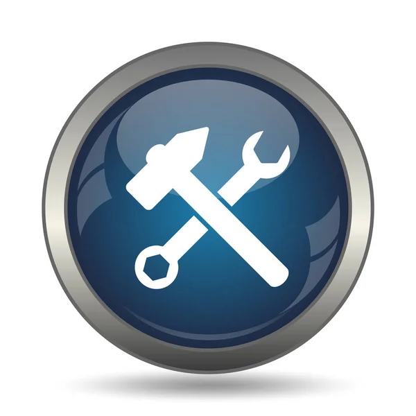 Tools Icon Internet Button White Background — Stock Photo, Image