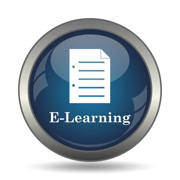 Icona e-learning — Foto Stock