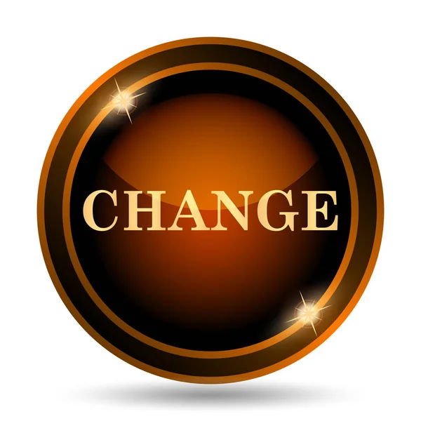 Change Icon Internet Button White Background — Stock Photo, Image