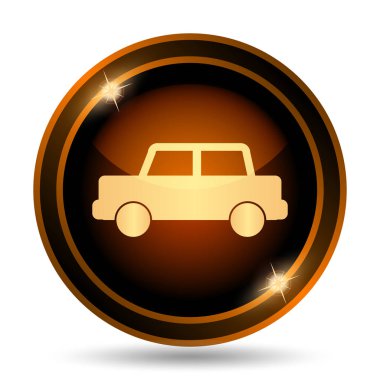 Araba simgesi. Beyaz arka plan üzerinde Internet düğmesi