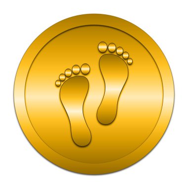 ayak yazdırma simgesi