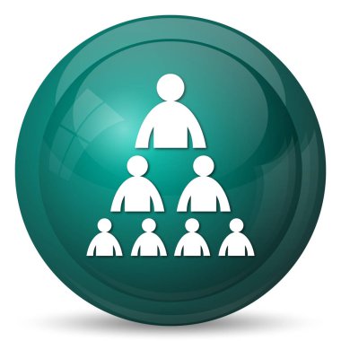 Kuruluş grafiği ile insanlar kutsal kişilerin resmi. Beyaz arka plan üzerinde Internet düğmesi