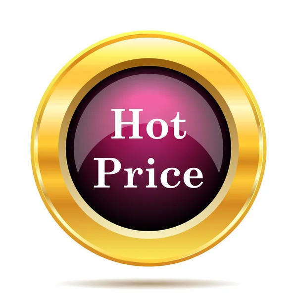 Hot price icon. Internet button on white background