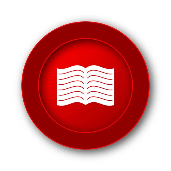 Book icon. Internet button on white background.