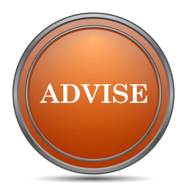 Simge tavsiye ederiz. Beyaz arka plan turuncu internet düğme