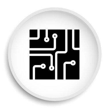 Devre levhasını kutsal kişilerin resmi Kurulu Web sitesi düğme beyaz arka plan üzerinde.