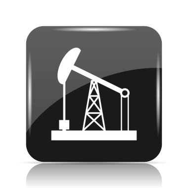 Petrol pompa simgesi. Beyaz arka plan üzerinde Internet düğmesi