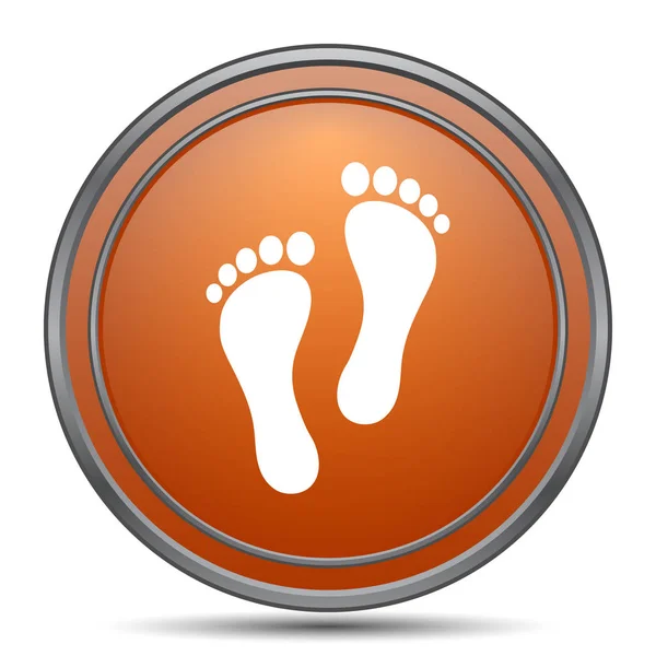 Foot print icon — Stock Photo, Image