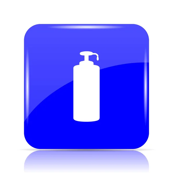 Soap Icon Blue Website Button White Background — Stock Photo, Image