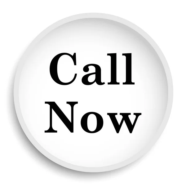 Call Now Icon Call Now Website Button White Background — Stock Photo, Image