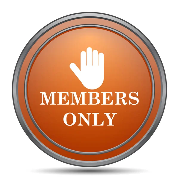 Members only icon — Stock Photo, Image