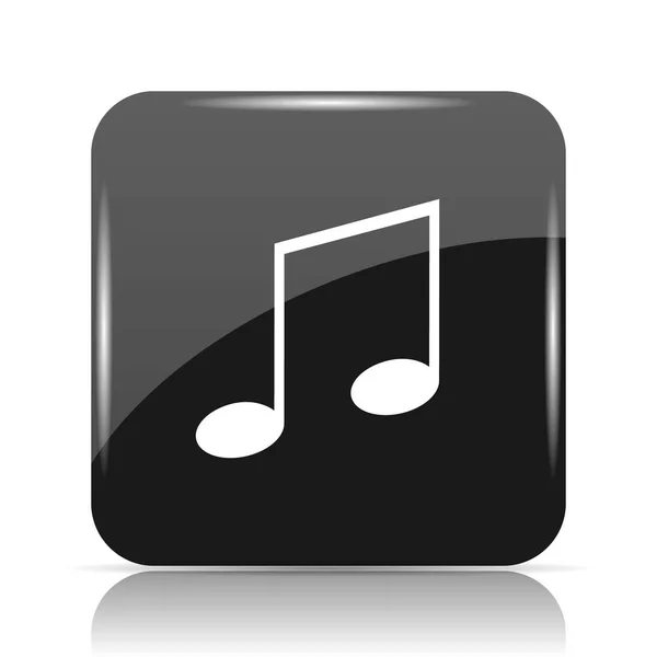 Music Icon Internet Button White Background — Stock Photo, Image