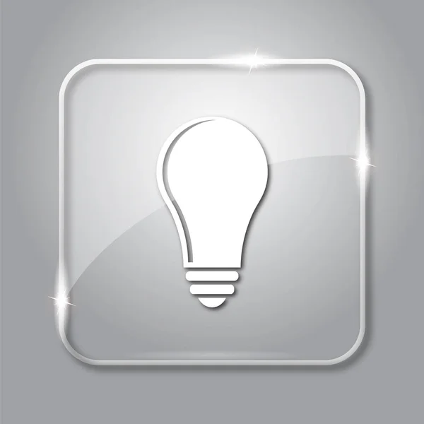 灯泡-想法图标 — 图库照片