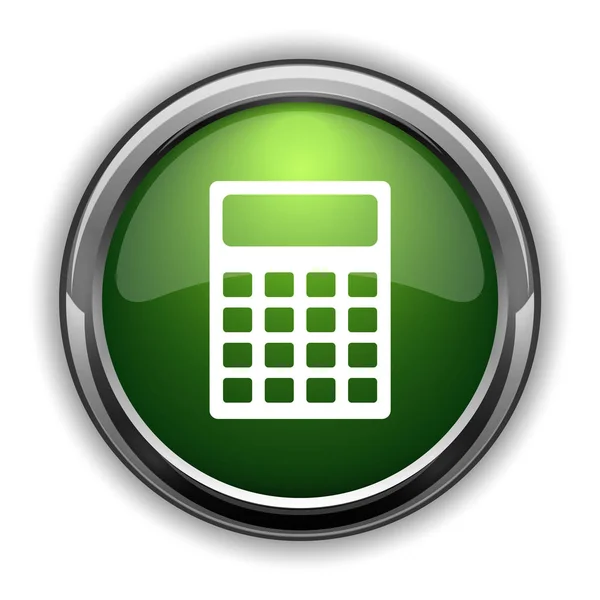 Icono Calculadora Calculadora Botón Del Sitio Web Sobre Fondo Blanco —  Fotos de Stock