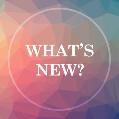 Whats yeni kutsal kişilerin resmi. Whats yeni Web sitesi düğmesinde düşük poli arka plan