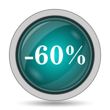 yüzde 60 indirim simgesi