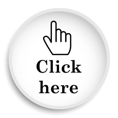 Burada simgesini tıklatın. Burada web sitesi beyaz arka plan düğmesini.