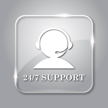 24-7 destek simgesi