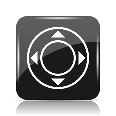 Oyun çubuğu simgesi. Beyaz arka plan üzerinde Internet düğmesi