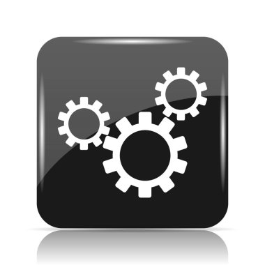 Ayarları simgesi. Beyaz arka plan üzerinde Internet düğmesi