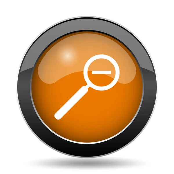 Zoom Out Icon Zoom Out Website Button White Background — Stock Photo, Image