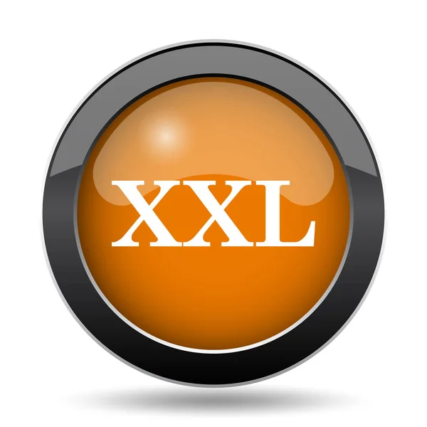 Xxl Ikona Tlačítko Webové Stránky Xxl Bílém Pozadí — Stock fotografie