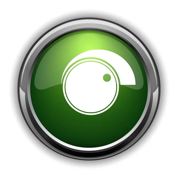 ボリューム コントロールのアイコン 白い背景の上のボリューム コントロールのウェブサイト ボタン — ストック写真