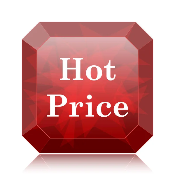 Icona prezzo caldo — Foto Stock