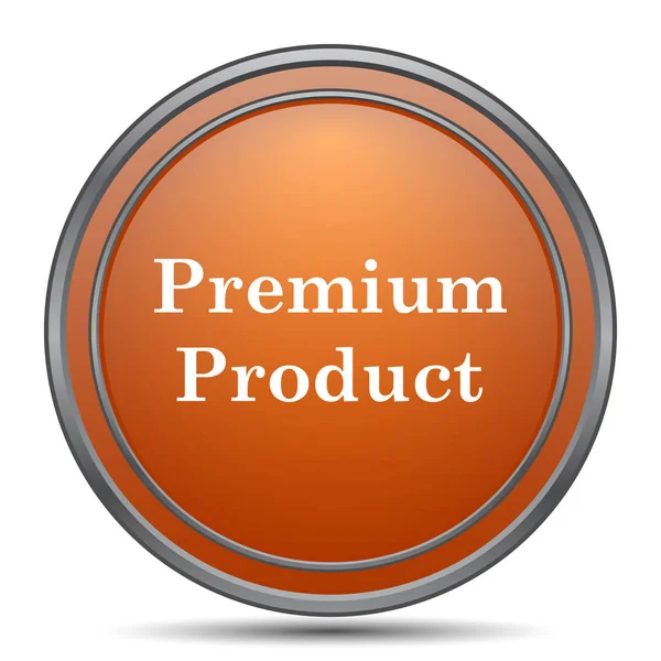 Premium Product Icon Orange Internet Button White Background — Stock Photo, Image