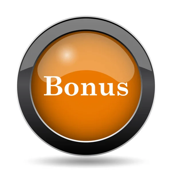 Icône Bonus Bonus Bouton Site Sur Fond Blanc — Photo