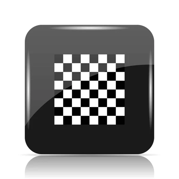 Εικονίδιο Σημαία Τερματισμού Κουμπί Internet Άσπρο Φόντο — Φωτογραφία Αρχείου