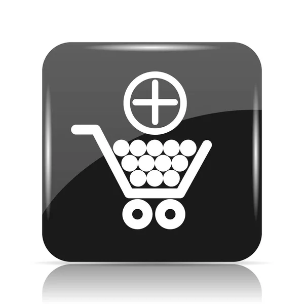 Bevásárló kosár ikon hozzáadása — Stock Fotó